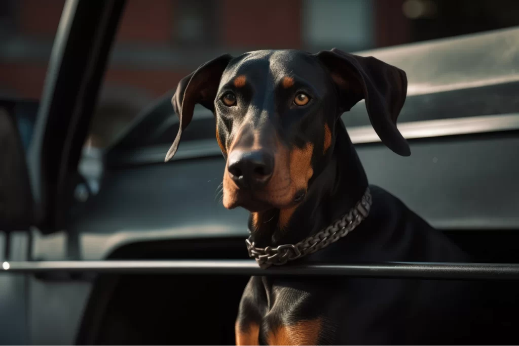 Doberman Pinschers Dog Car Seat Belt for Jeep Compass